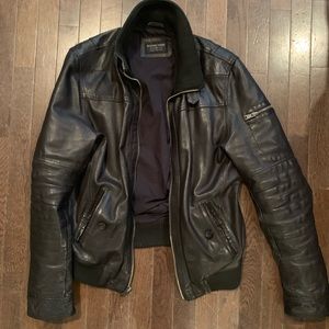 Rogue State Black Leather Jacket